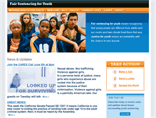 Tablet Screenshot of fairsentencingforyouth.org